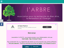 Tablet Screenshot of larbre33.com